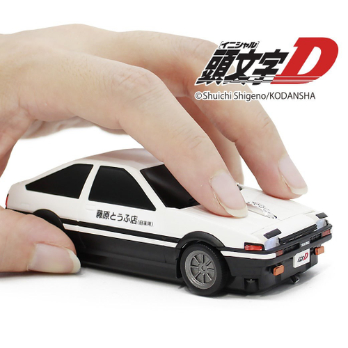 無線マウス トヨタ スプリンタートレノ AE86 『頭文字D』藤原とうふ店(自家用)仕様
