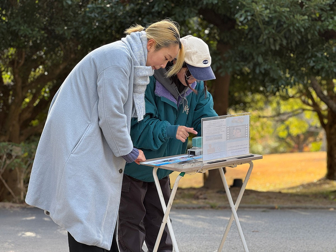 園内にある名言スタンプを全て探し出そう！
