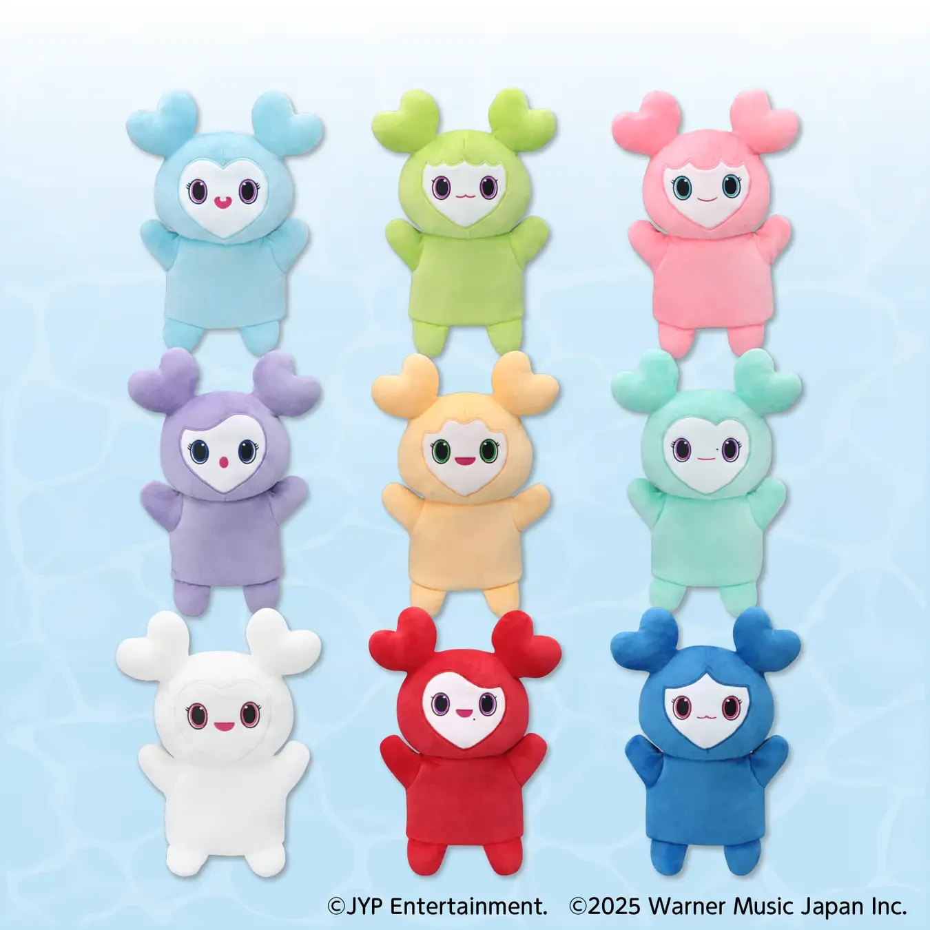   ▲TWICE LOVELYS　ぬいぐるみパペット（全9種）
