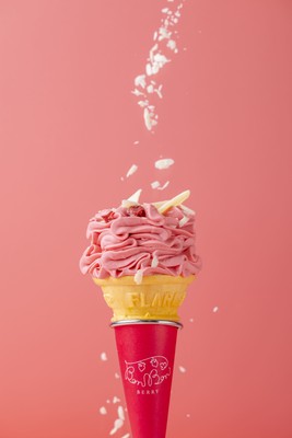 いちごのお花ソフト~ホワイトチョコ&ベリー~