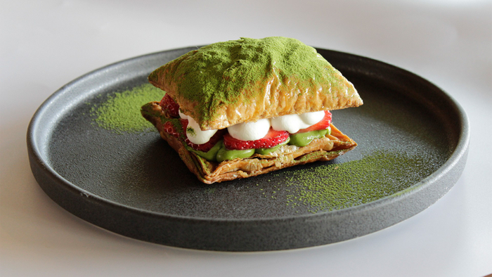 抹茶ミルフィーユ