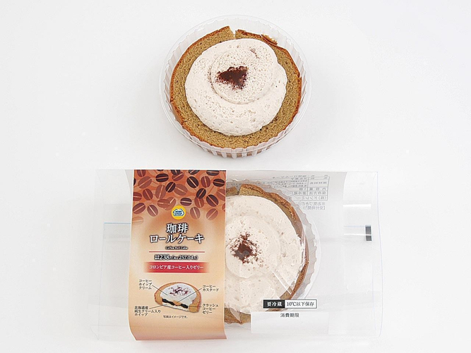 珈琲ロールケーキ　パッケージ　イメージ画像