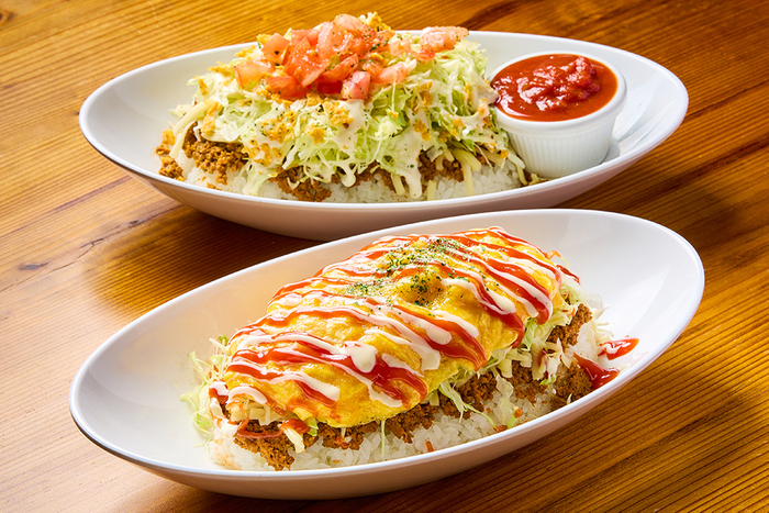 オムタコ、タコライス