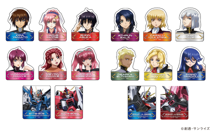アクリルクリップバッジコレクション