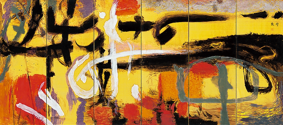 堂本印象 《風神》昭和36年(1961)京都府立堂本印象美術館蔵