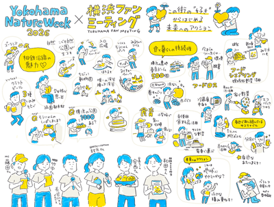 完成したトークステージのグラフィックレコーディング
