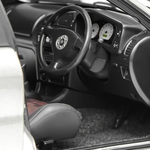 モーターヘリックス 1/18スケール M84001 三菱 Lancer Evolution IV ランサーエボリューション EVO Ⅳ Steel Silver Metallic