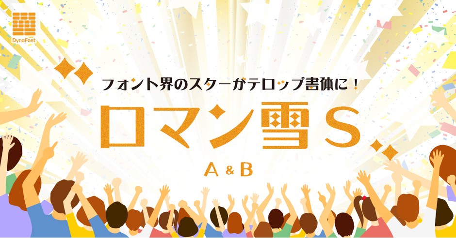 ダイナフォント「ロマン雪S」