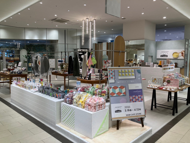 期間限定ショップ「MAM CAFE STORE金沢百番街 Rinto店」