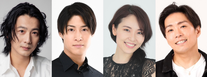 (写真左から、宮原奨伍、宮村アキラ、吉川依吹、前田剛司)