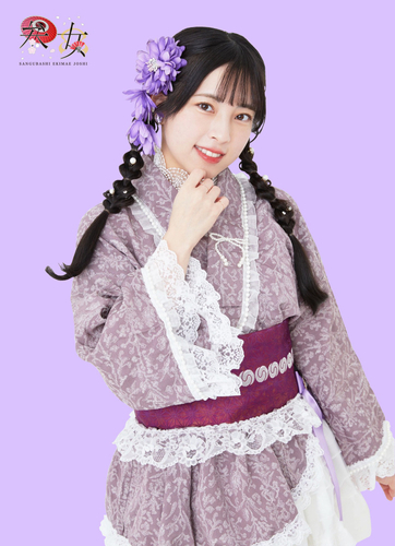 伴野愛実（リーダー／おもかわ4ちゃい／菫色担当／元気を司る女神）