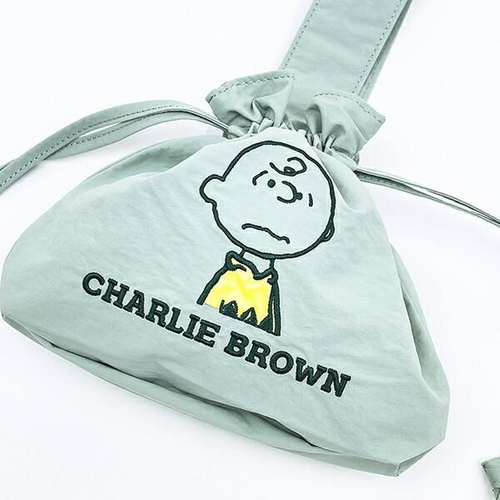 スヌーピーの巾着バッグ