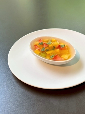 Soup aux fruits