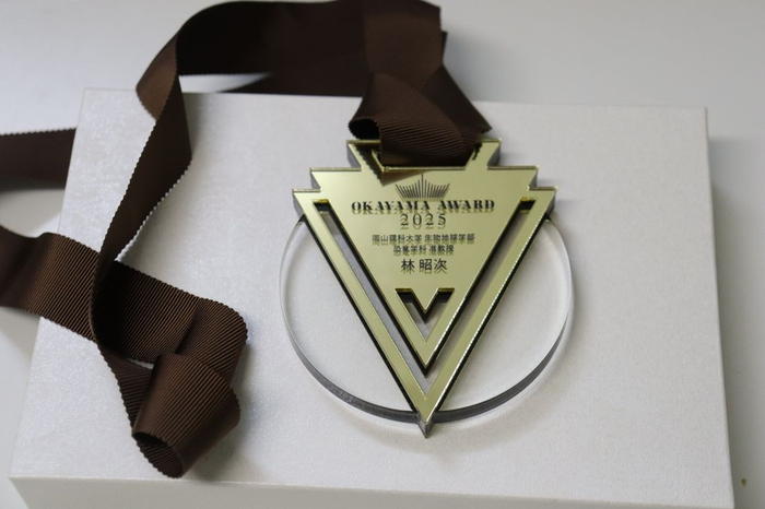 「オカヤマアワード2025」のメダル