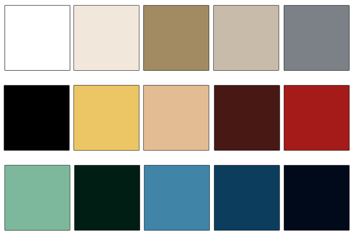 パネルカラー15色