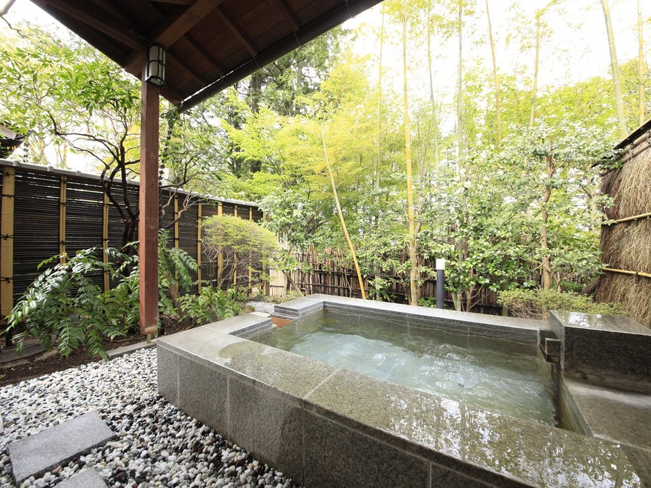 貸切露天風呂が充実(ゆとりろ庵)
