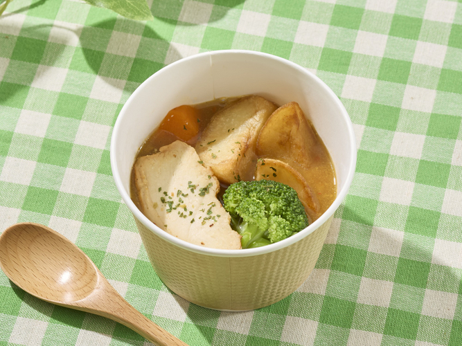 チキンとゴロっと野菜のスープカレー　イメージ画像