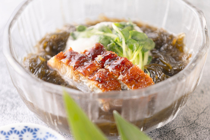 鰻ともずく酢