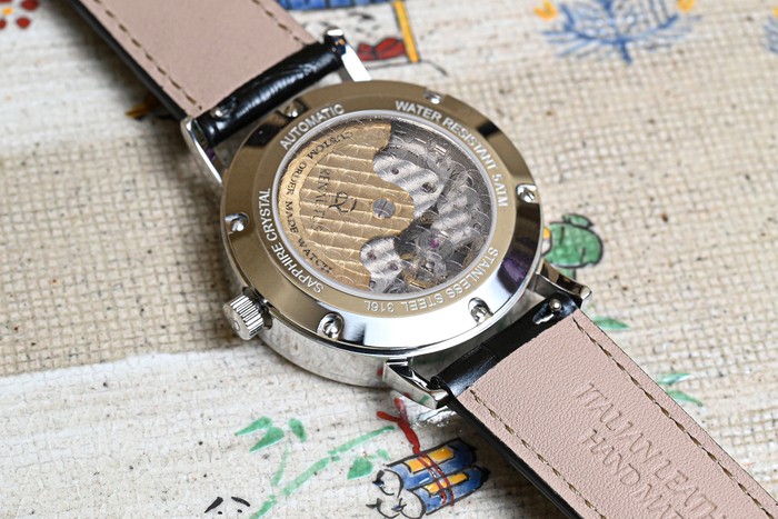 『和 ~mechanical watch~』ガラス刻印和柄
