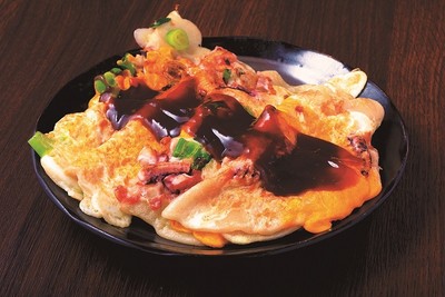 いかやきやまげん「大阪名物!玉子入りいかやき ねぎ入り(ソース味・醤油味)」