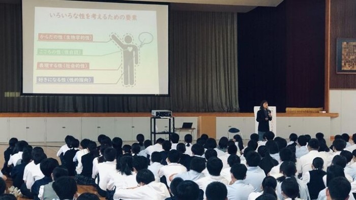 令和5年(2023年)6月に実施した人権教育講演会の様子