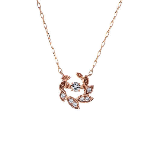 Wave　ネックレス（ローズゴールド）