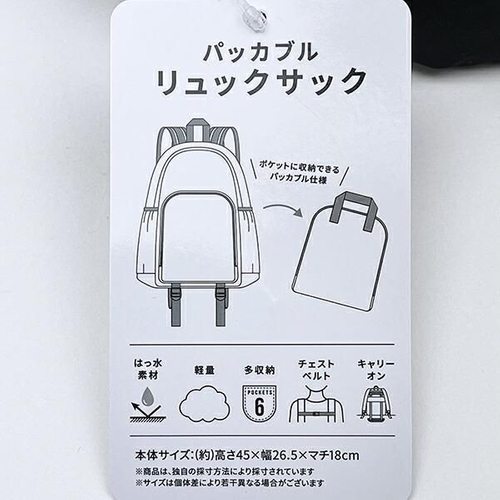 スヌーピーのシンプルで容量抜群のリュックサック