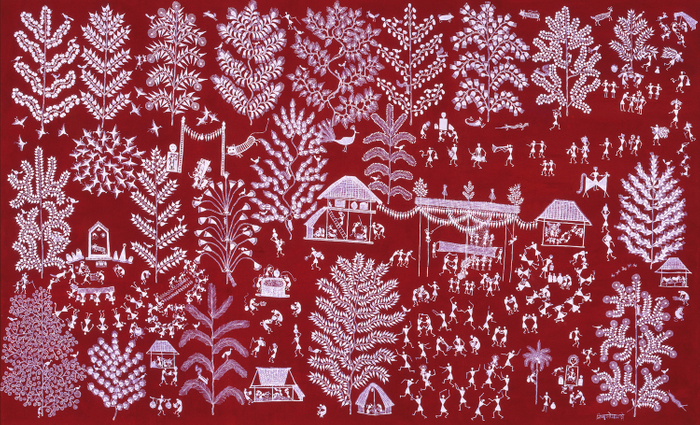 Photo.05　村の結婚式(1994年　　179&times;284cm) ジヴヤ・ソーマ・マーシェ