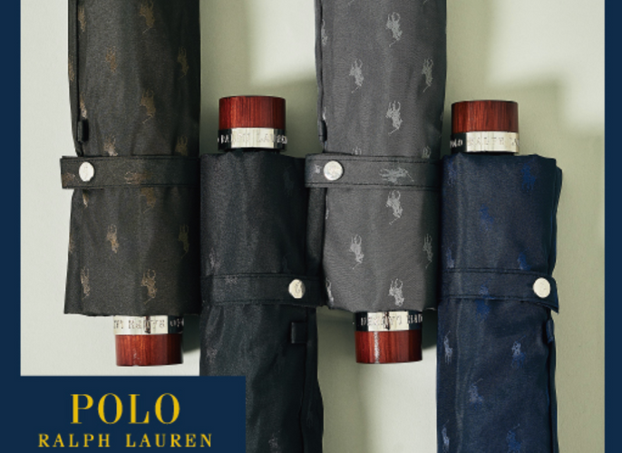 ポロラルフローレン紳士折りたたみ傘