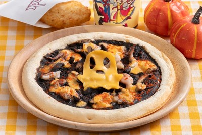 とろ~りおばけのハロウィーンピザ