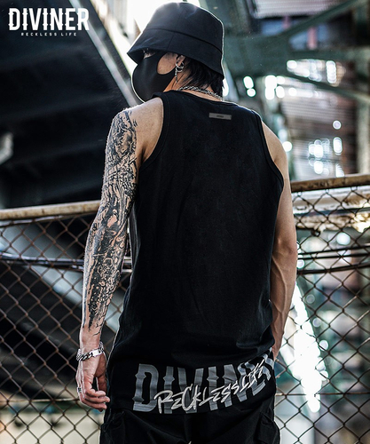 HemLogo Tanktop（ブラック/グレー）