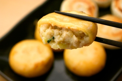 チーズ丸もち餃子