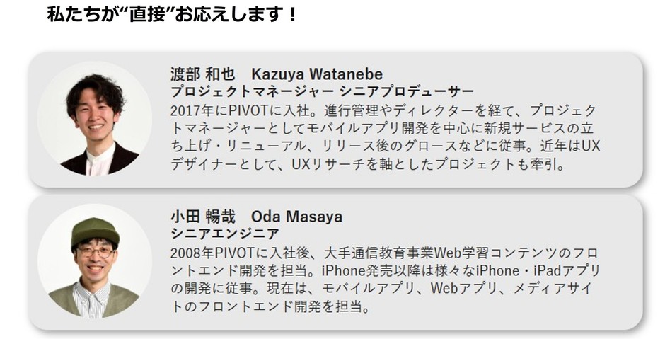 アプリ開発担当者