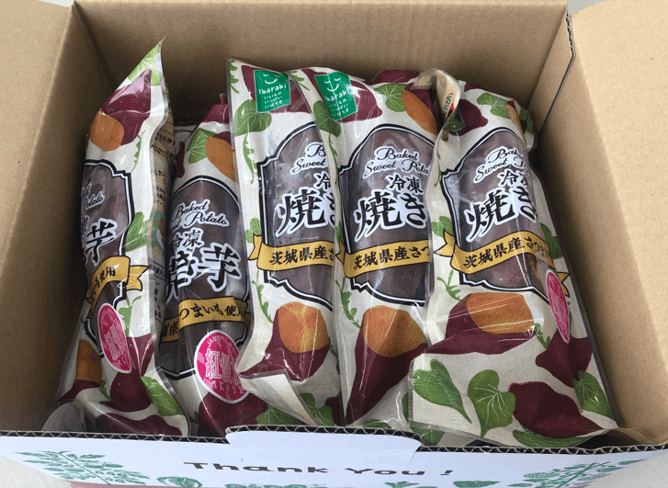 ①冷凍焼き芋 【1本入り×10袋】