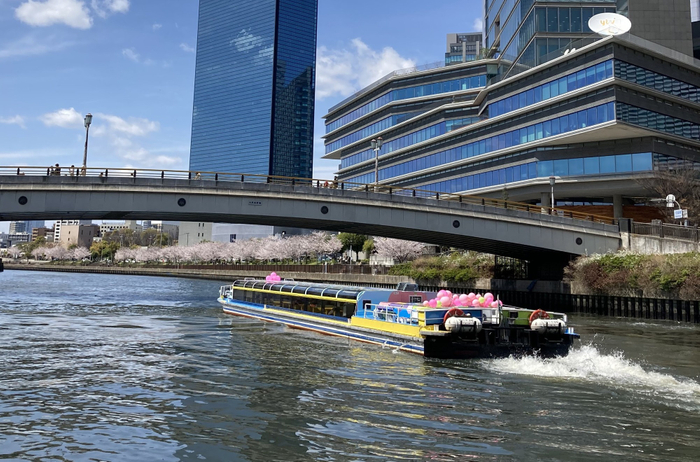 アクアライナー 春限定「シャトルボート」