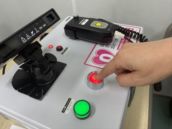アルコール・インターロック「ALC-ZEROⅡ」のデモ機