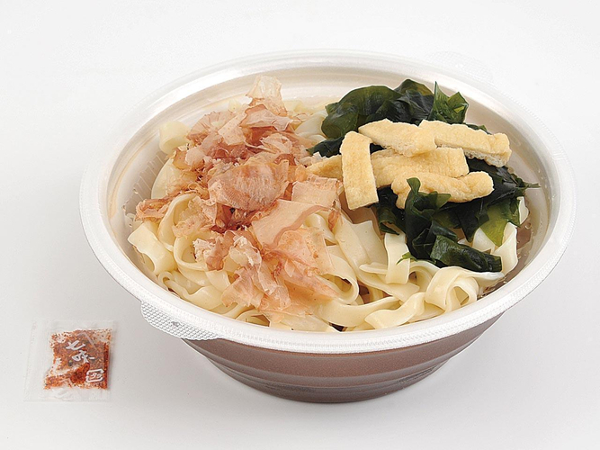 わかめきしめん商品画像（東海・近畿・四国。画像はイメージです。）