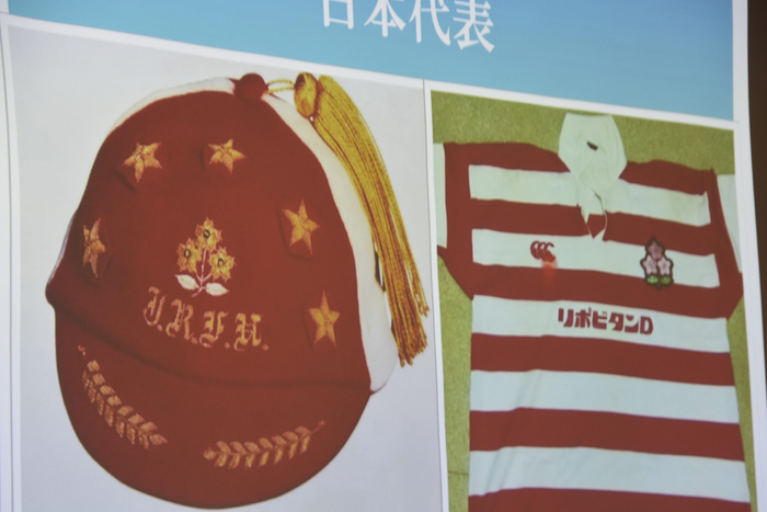 日本代表の「CAP」とジャージ