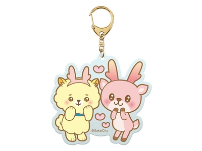坂井ほや丸×イワシカちゃん アクリルキーホルダー 660円