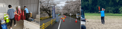 設営写真
