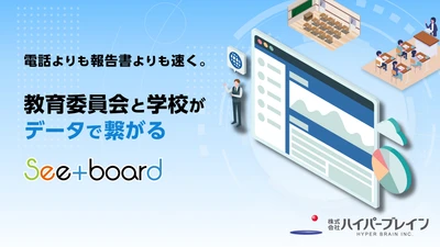 ハイパーブレイン、市町村の教育委員会向けに 教育現場の情報を即時伝達する「See+board」提供開始