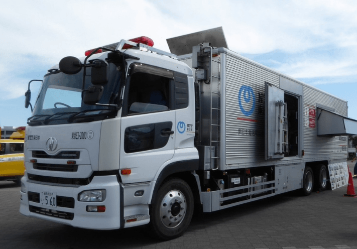 2000kVA移動電源車（NTT東日本株式会社）