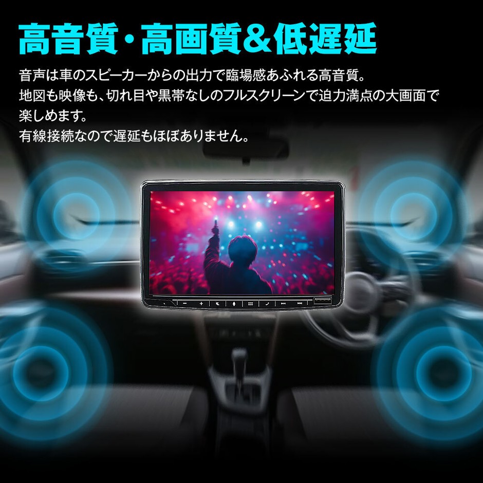 高音質高画質＆低遅延