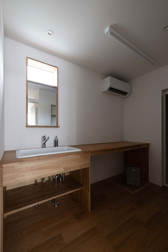 洗面化粧台＋物干し