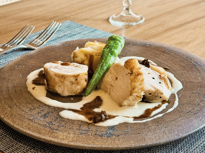 窯GRANDEで焼き上げたメイン料理　※前回イベント時提供メニュー