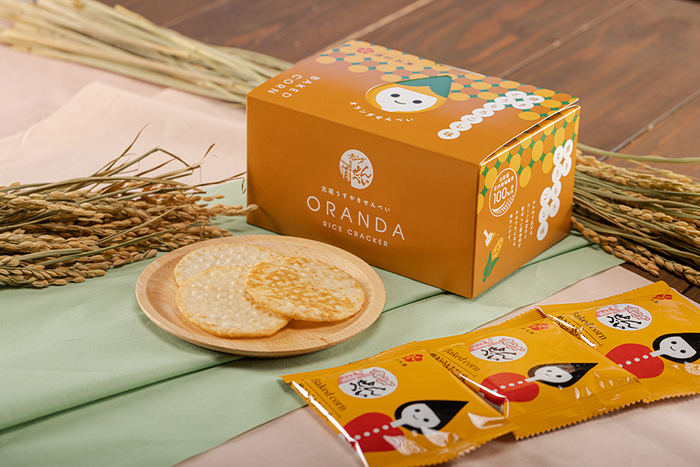 オランダせんべい小箱　焼きとうもろこし味