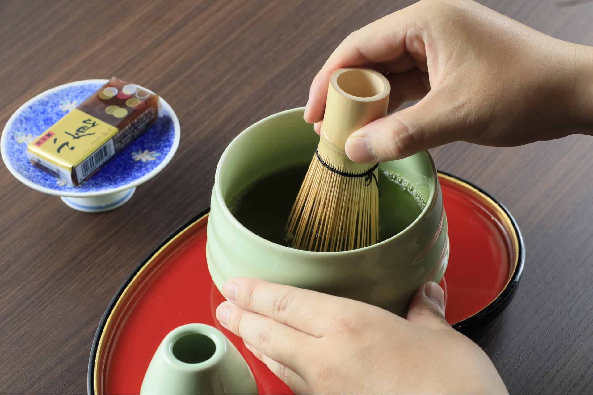 セルフ抹茶体験