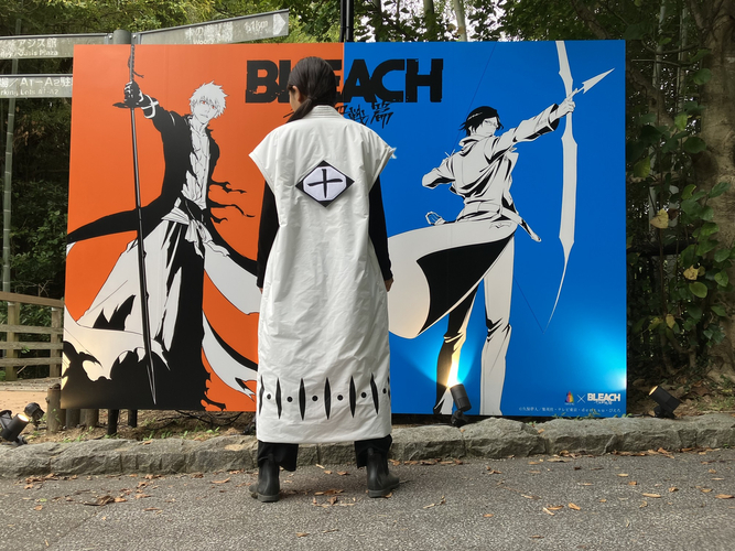 ▲スペシャルセットチケットの特典 ニジゲンノモリ オリジナルグッズ「隊長羽織ベンチコート」