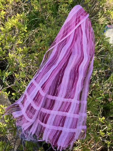 薔薇色ストール