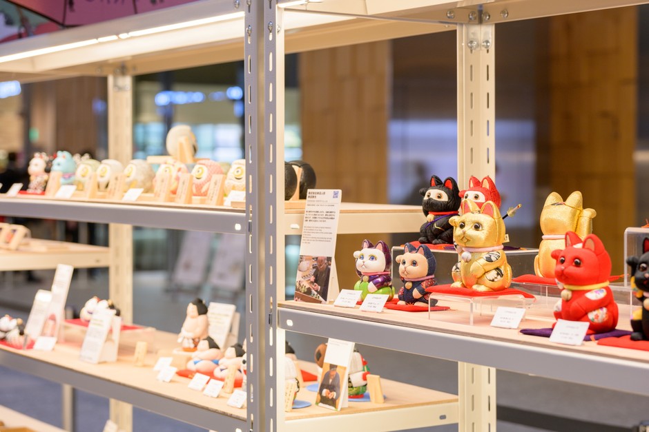 伝統工芸品の展示販売(イメージ)